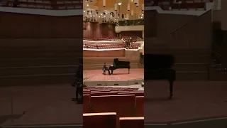 Ivo Pogorelich improvising before the concert