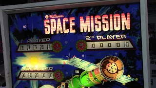 1976 Williams SPACE MISSION (Space Odyssey) pinball machine