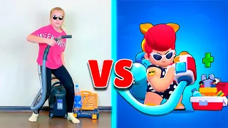 ВСЕ ПОЗЫ БРАВЛЕРОВ в РЕАЛЬНОЙ ЖИЗНИ Челлендж Brawl Stars in Real Life