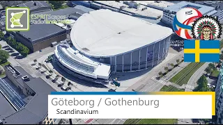 Scandinavium | Frölunda HC | Gothenburg | 2020 European Men's Handball Championship | Google Earth