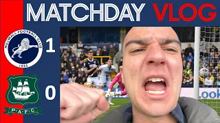 MILLWALL V PLYMOUTH VLOG! ( WHAT A HEADER! )