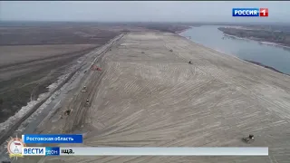 В Ростовской области начинается второй этап строительства Багаевского гидроузла.