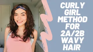 CURLY GIRL METHOD HAIR ROUTINE FOR 2A/2B WAVY HAIR | PHILIPPINES (Human Nature, Suave, Bench Fix)