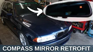 How to Retrofit a COMPASS Mirror on ANY BMW (E39/E46/E60/E38+)