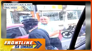 Retiradong pulis na naglabas ng baril sa nakaalitang siklista, humarap sa QCPD | Frontline Sa Umaga