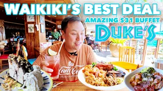 Waikiki's Best Value!  Amazing $31 Hawaiian Buffet at the Legendary Duke's!  Poke Lover's Paradise!