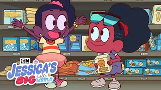 Grocery Store Buddies 🛒 | Jessica's Big Little World | Cartoon Network