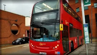 Voith Enviro 400 with kickdown on Route 405 [Go-Ahead London]
