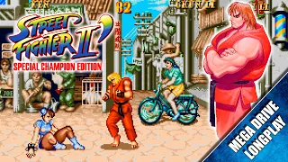 Street Fighter II': Special Champion Edition (Mega Drive) 【Longplay】