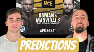 UFC 261: KAMARU USMAN VS JORGE MASVIDAL 2 PREDICTIONS