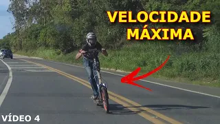 ALTAS VELOCIDADES NO PATINETE ELÉTRICO SUPER PODEROSO CASEIRO 3.0 VÍDEO 4