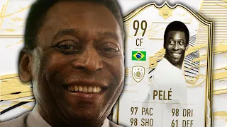 THE ONLY 99 👑 99 PRIME MOMENT PELE PLAYER REVIEW - FIFA 21 ULTIMATE TEAM