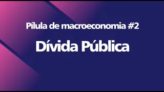 Pílula de Macroeconomia #2 - Dívida Pública