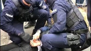Protesty rolników. Michał Kołodziejczak zatrzymany. Policja powaliła na ziemię lidera AgroUnii