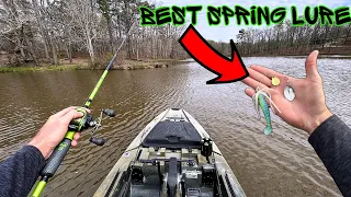 The BEST Spring Time LURE (BIG BASS CAUGHT)