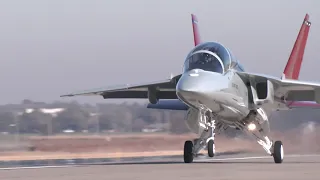 The US Air Force's Newest Jet Trainer the T-7 A  Red Hawk