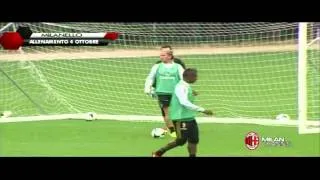 Milanello Allenamento 04-10-2013 Part 2