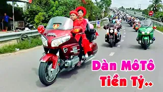 Đám Cưới CHÚ RỂ ĐẠI GIA BẾN TRE RƯỚC DÂU BẰNG DÀN SIÊU MÔTÔ Tiền Tỷ Hoành Tráng Nhất Vùng