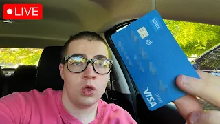 i gave away my credit card live on stream