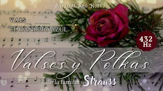 Concierto de Año Nuevo | Valses y Polkas de Strauss | Clásicos a 432hz