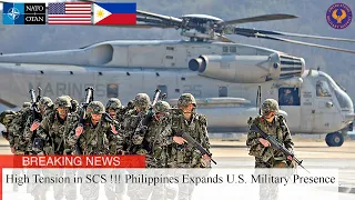 High Tension in South China Sea !!! Philippines Expands U.S. Military Presence