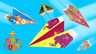 SUNNY BUNNIES - Crafty Paper Planes | GET BUSY COMPILATION | Cartoons for Children