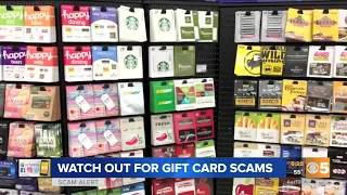 VIDEO: Beware of holiday gift card scams