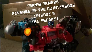 Transformers: Revenge of the Quintessons | Episode 5: The Eacape! | A Stop Motion Series.