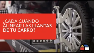 ¿Cada cuándo tienes que alinear las llantas de tu carro?