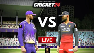 KKR vs RCB IPL 2024 New Teams T20 Match In Cricket 24 - RtxVivek