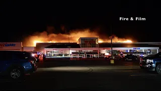 4 Alarm Fire Destroys Grocery Store - West Hazleton, Pa. - 12/06/2021