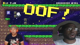 I CAN'T STAND THESE DUDES!!! I QUIT!! [SUPER MARIO MAKER 2] [#106]! REACTION!!!