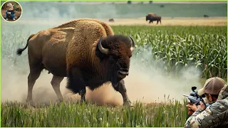 How Do Hunters And American Farmers Deal With Millions Of Wild Boars and Bison