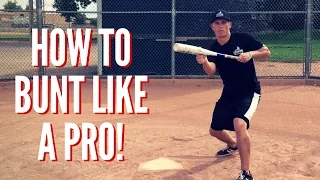 Baseball Bunting Fundamentals: Bunt Like A Pro! - Baseball Hitting Tips