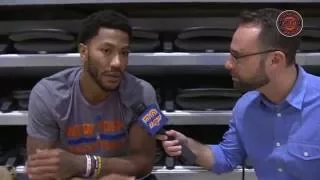 1-on-1 with Derrick Rose: On Porzingis, Teaming With Melo, and the Triangle