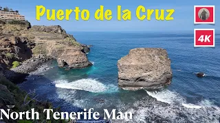 TENERIFE, Puerto de la Cruz, walk to Los Roques and Punta Brava