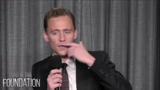 Tom Hiddleston making differents accents [SAG-AFTRA 2016]