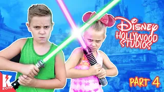 Star Wars Gear Test & VLOG @ Disney World's Hollywood Studios!!! / K-City Family