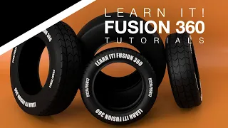 Fusion 360 - (1/3) Parametric Tire & Emboss for Beginners/Intermediate Users - Lesson 12 (2023)