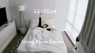 Living Alone Diaries | Back at my NY apartment, cooking and eating a lot, working out, haul