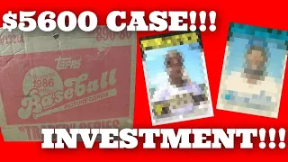 Can You Believe I Busted Open a $5600 Case of 1986 Topps Traded??