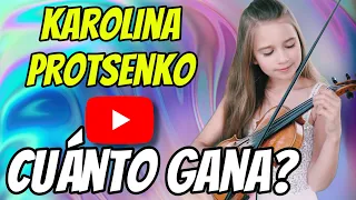 Cuanto dinero gana Karolina Protsenko Violin al mes en Youtube | #KarolinaProtsenko