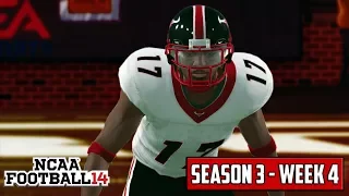 NCAA Football 14 Teambuilder Dynasty Season 3 - Week 4 @ Troy (Sun Belt Opener) [EP36]