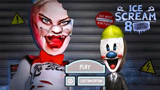 Ice Scream 8 Rod Is Harley Quinn Full Gameplay