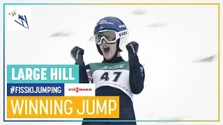 Eva Pinkelnig | Women's Large Hill #2 | Sapporo | 1st place | FIS Ski Jumping