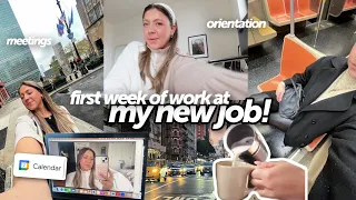 First week at my NEW JOB! Orientation, Meeting Colleagues, etc | 9-5 Work Week in My Life