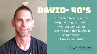 Back and Shoulder Pain- David's Success Story