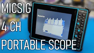 SDG #280 Micsig STO1004 Portable 4 Channel 100 MHz Oscilloscope