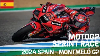 🏍️ MOTOGP SPRINT RACE Highlights | Spain 2024 | Circuit of Montmelo Bagnaia, Martín, ?#catalanGP 🏁