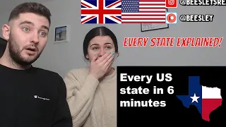 Every US state described in 1 sentence | BRITISH COUPLE REACTS